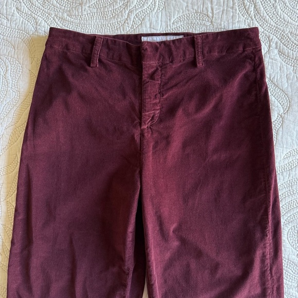 Frank & Eileen - Kinsale Performance Straight Leg Pants - Burgundy - Picture 5 of 14